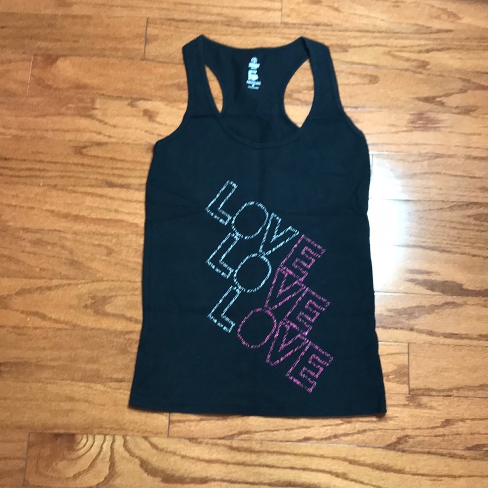 Zumba racer back tank top
